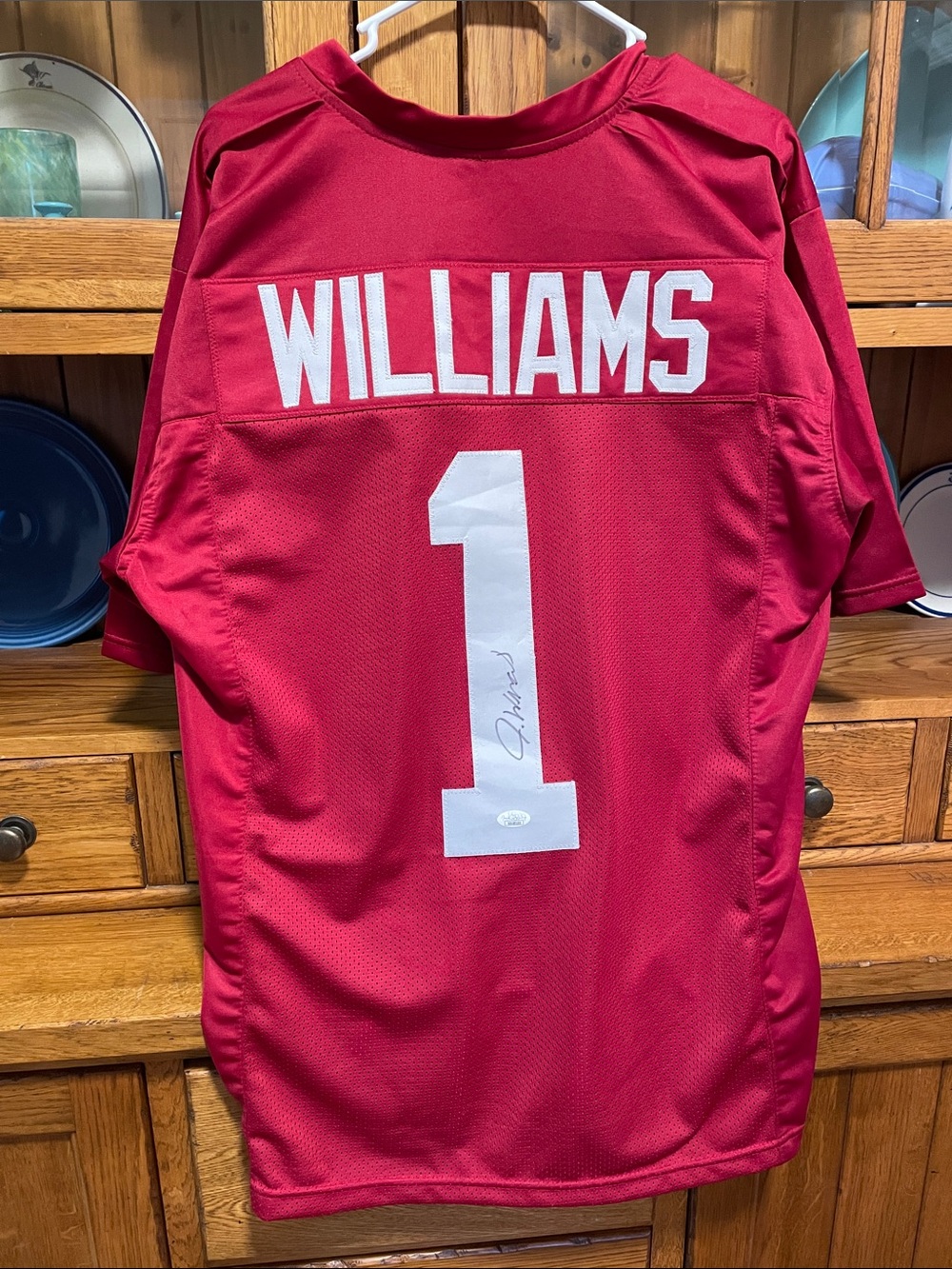 Signed *JSA Certified* Jameson Williams #1 Football Jersey - Men XL
